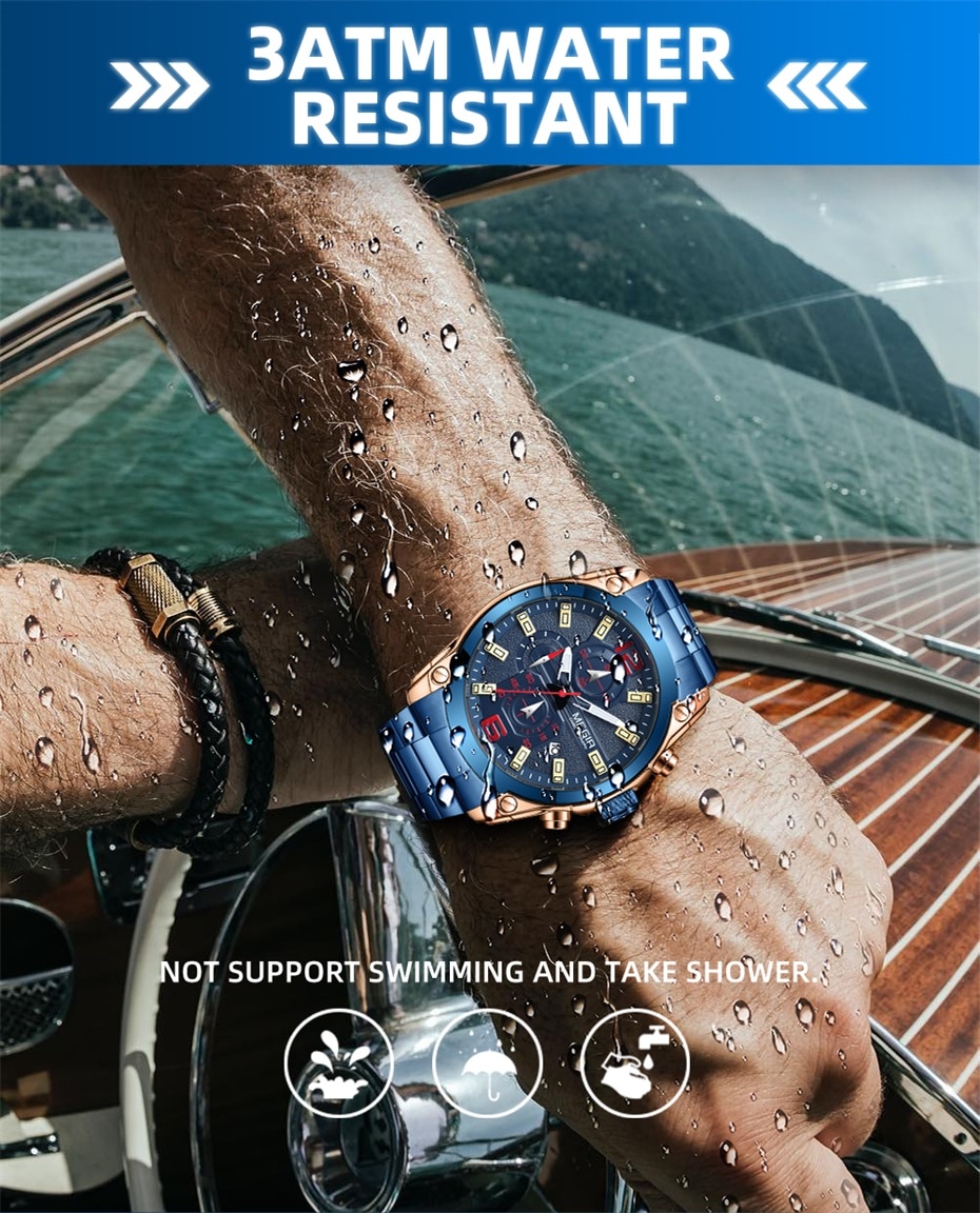 Chronograph Military Wristwatch