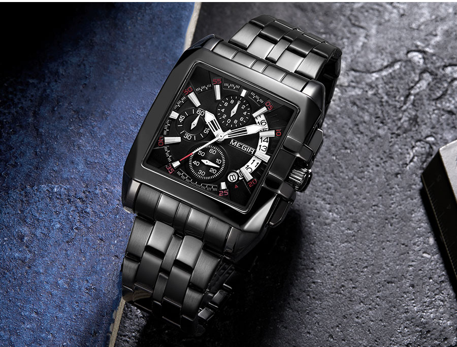 MEGIR Men's Stainless Steel Watch