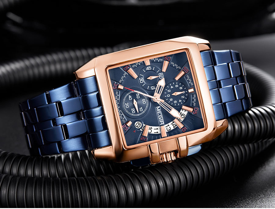 MEGIR Men's Stainless Steel Watch