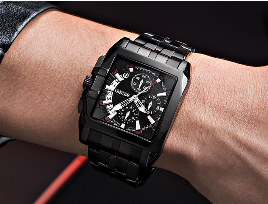 MEGIR Men's Stainless Steel Watch