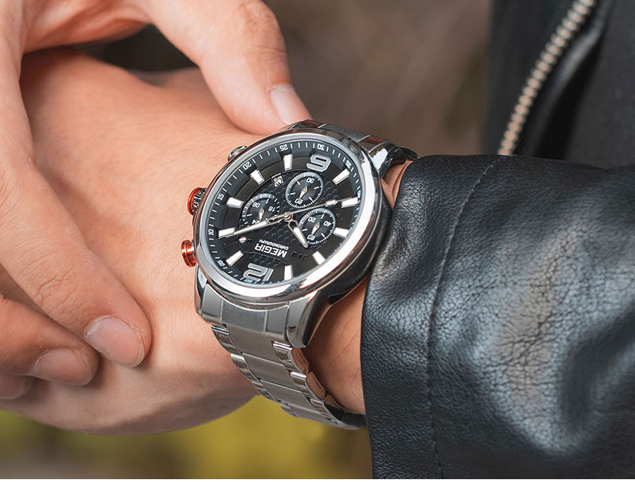 Military Sport Chronograph Quartz Watch