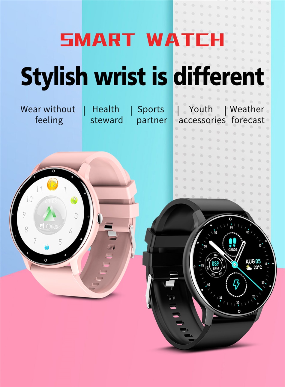 New Smart Watch Men Full Touch Screen