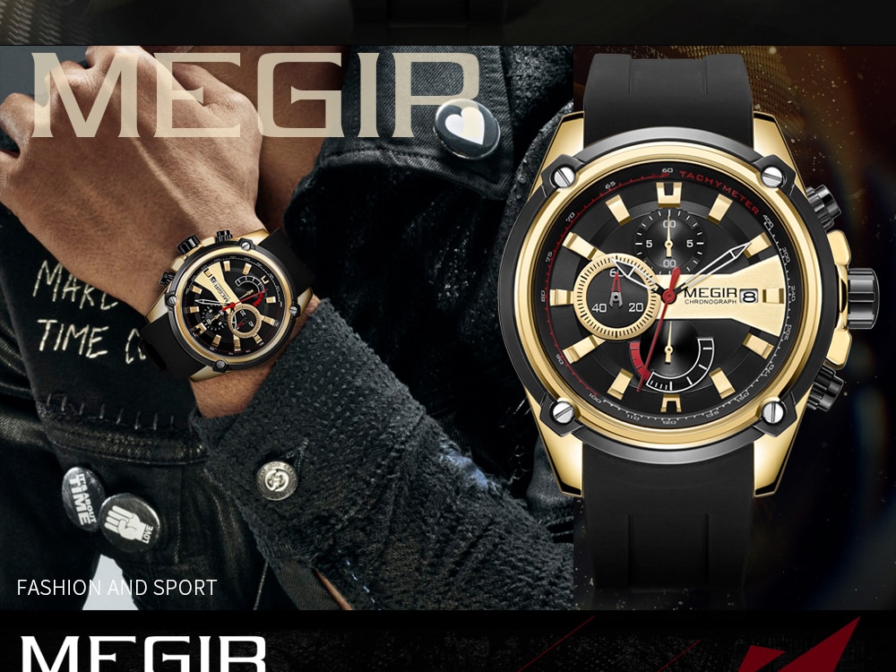 Chronograph Men Sport