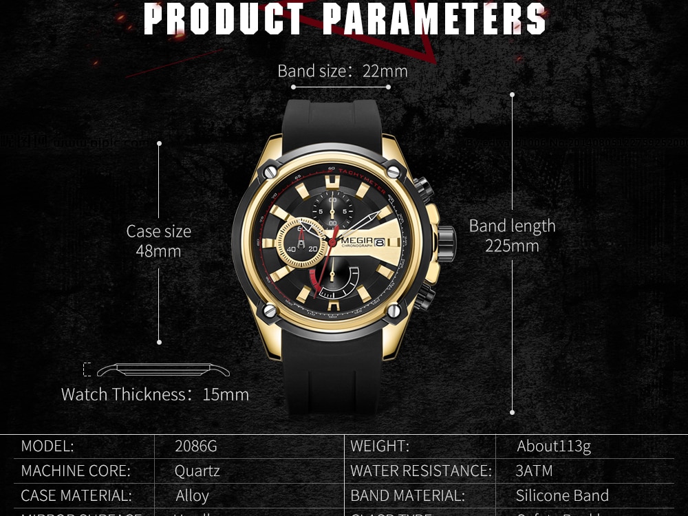 Chronograph Men Sport