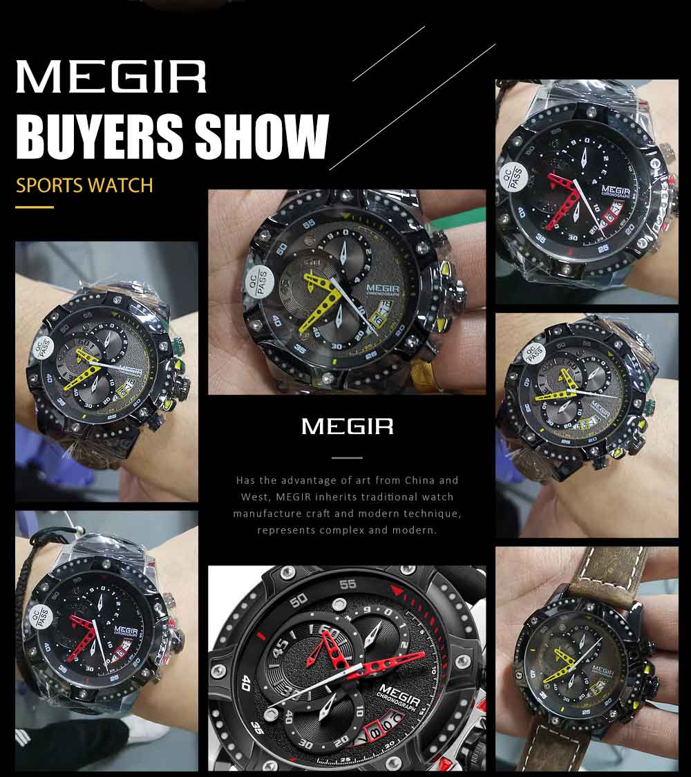 Man Watch Waterproof Leather