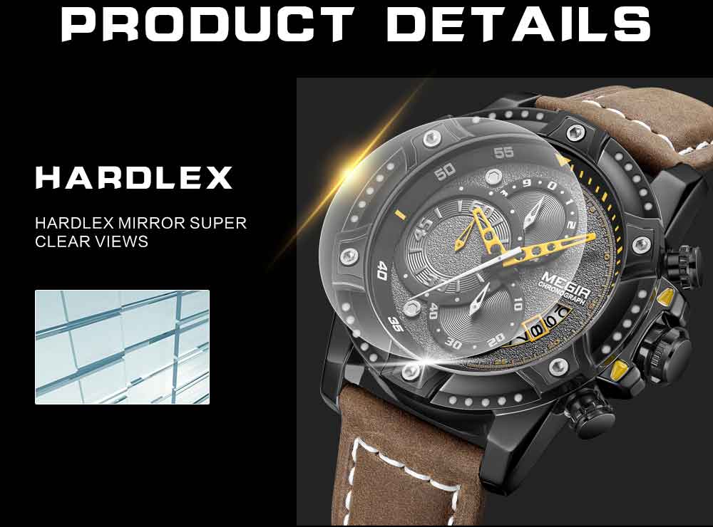 Man Watch Waterproof Leather